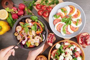 comida saludable en navidad
